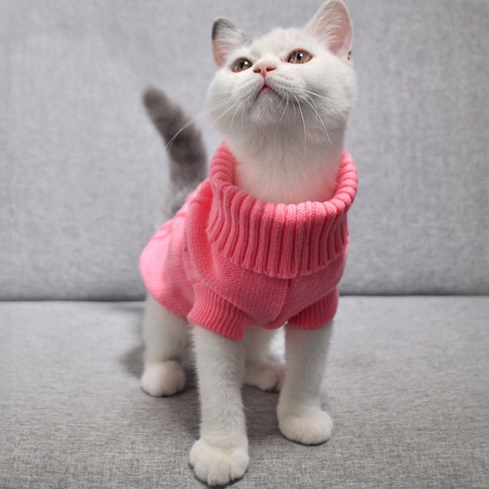 💖Dog Cat Sweater Pullover Medium size Pet Clothes